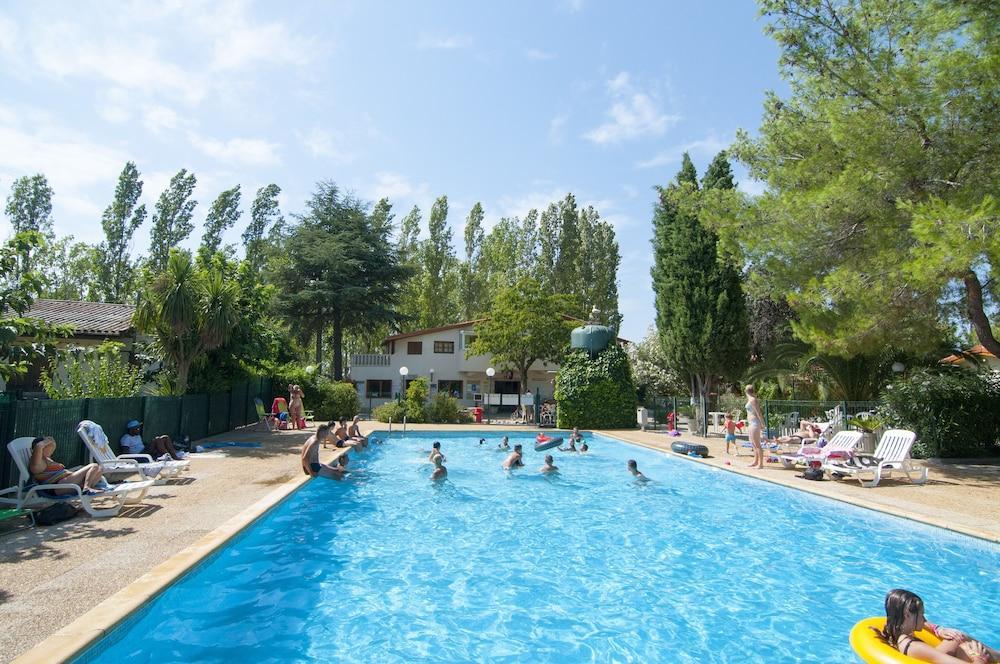 Camping Le Rebau Montblanc Exterior foto